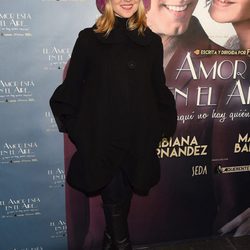 Pilar Castro en el estreno de la obra 'El amor está en el aire'