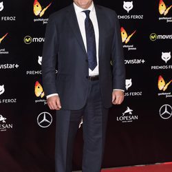 Tito Valverde en la alfombra roja de los Premios Feroz 2016