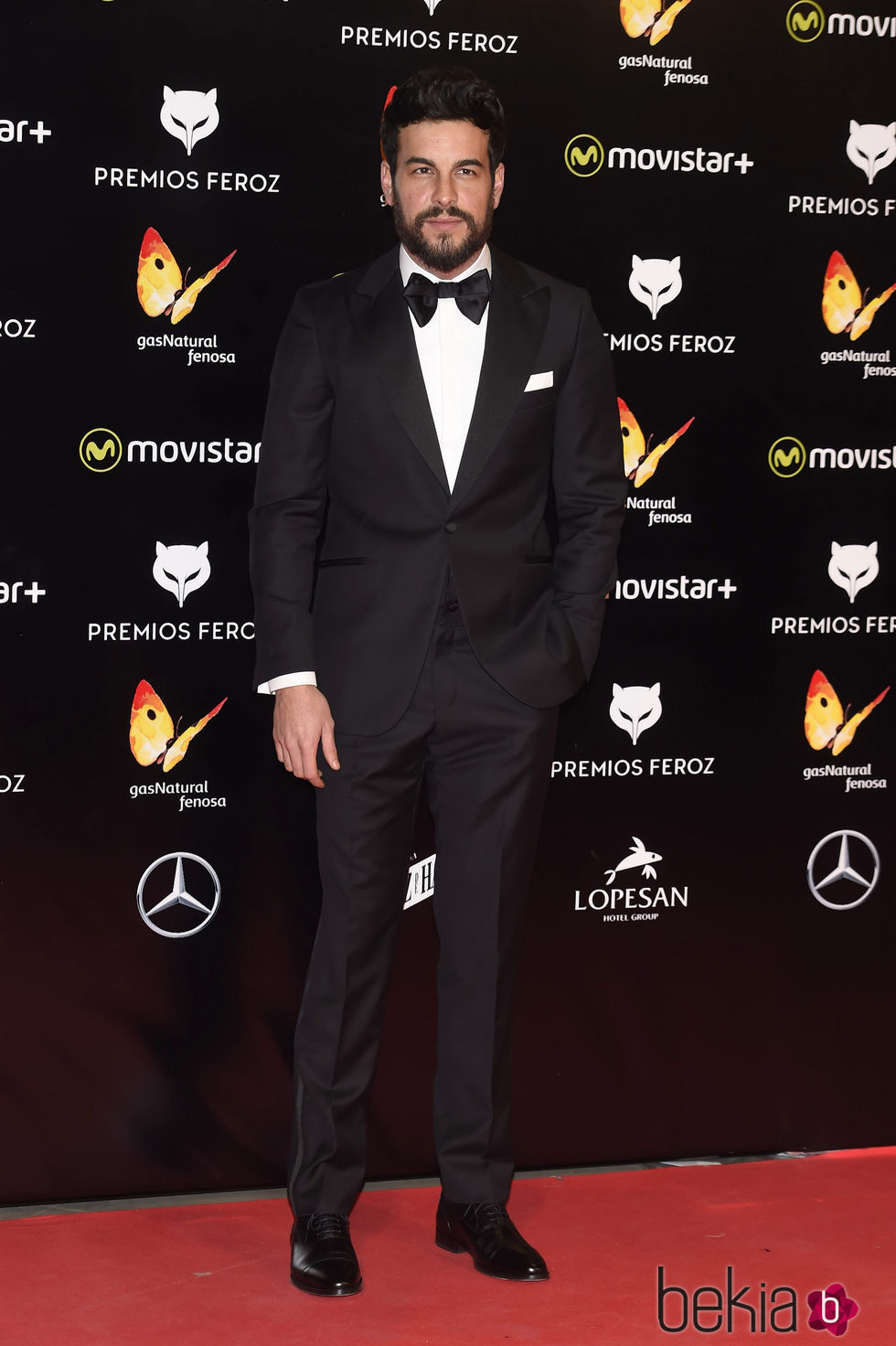 Mario Casas en la alfombra roja de los Premios Feroz 2016