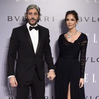 Eugenia Silva con su novio Alfonso de Borbón en su fiesta de 40 cumpleaños