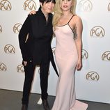 Diane Warren y Lady Gaga en los Producers Guild Awards 2016