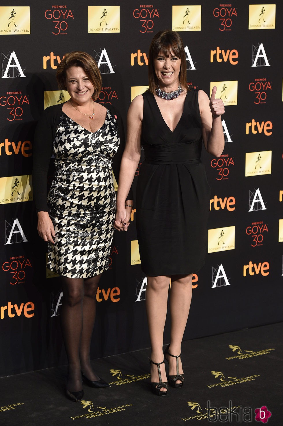 Mabel Lozano en la cena de los nominados a los Premios Goya 2016