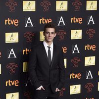 Miguel Herrán en la cena de los nominados a los Premios Goya 2016