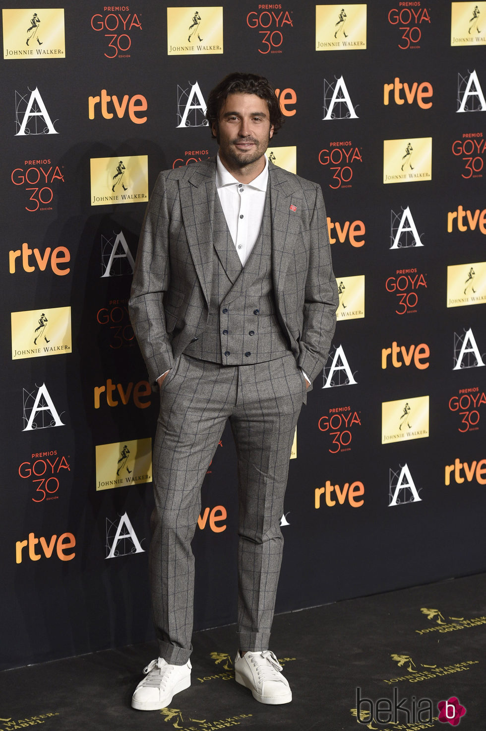 Álex García en la cena de los nominados a los Premios Goya 2016