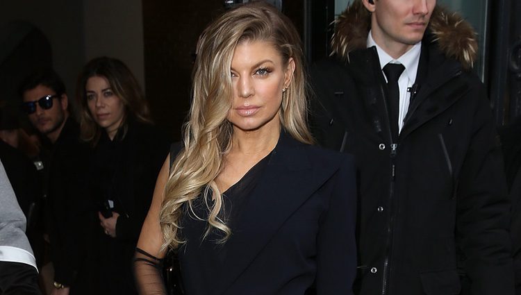 Fergie en el desfile de Jean Paul Gaultier en la Semana de la Alta Costura de París primavera/verano 2016