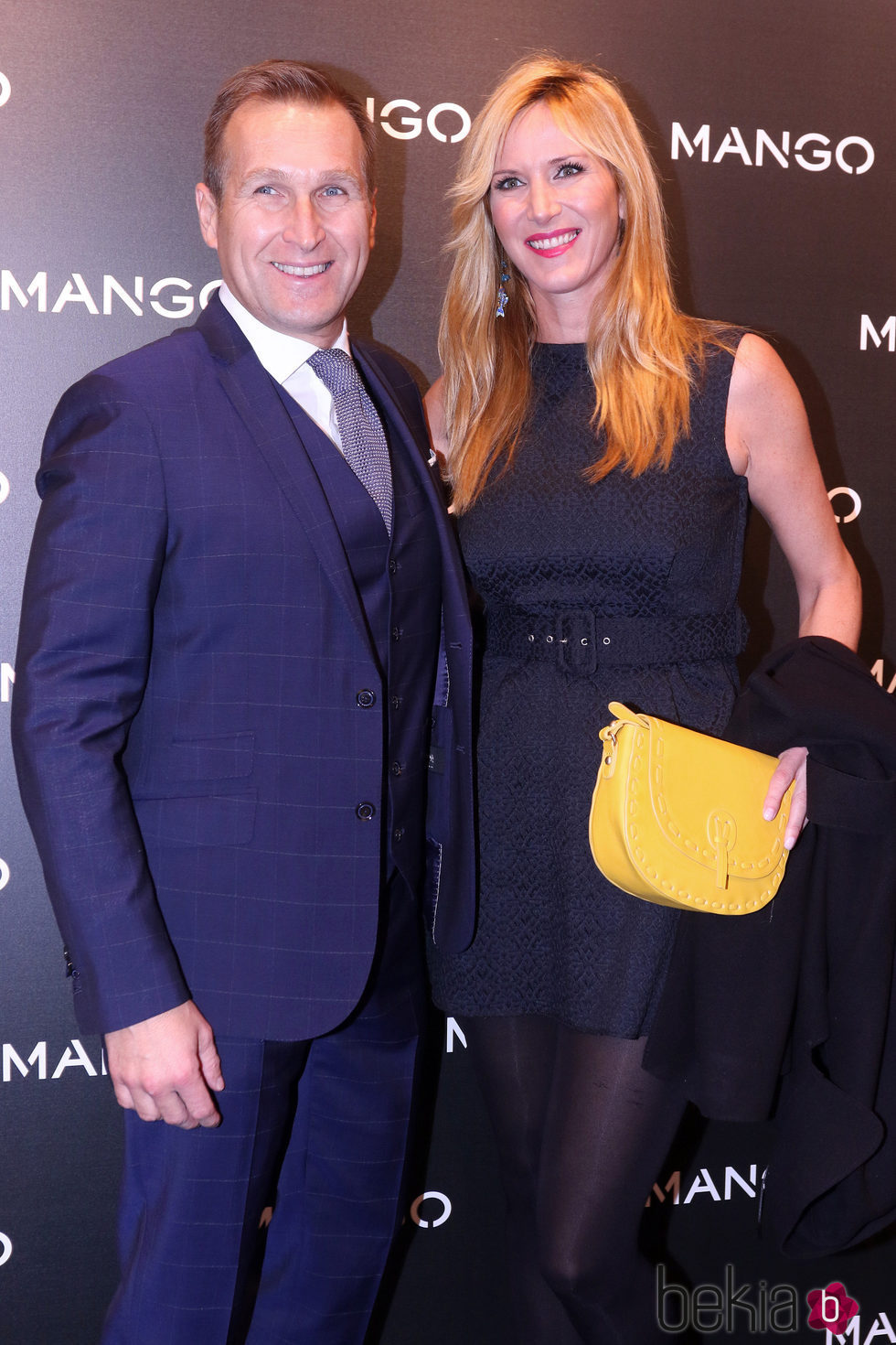 Alejandra Prat y Juan Manuel Alcaraz en la presentación de la colección 'Tribal Spirit' de Mango en Barcelona