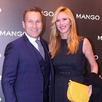 Alejandra Prat y Juan Manuel Alcaraz en la presentación de la colección 'Tribal Spirit' de Mango en Barcelona