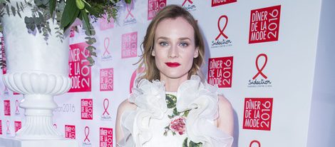 Diane Kruger en una fiesta de la Alta Costura de París primavera/verano 2016