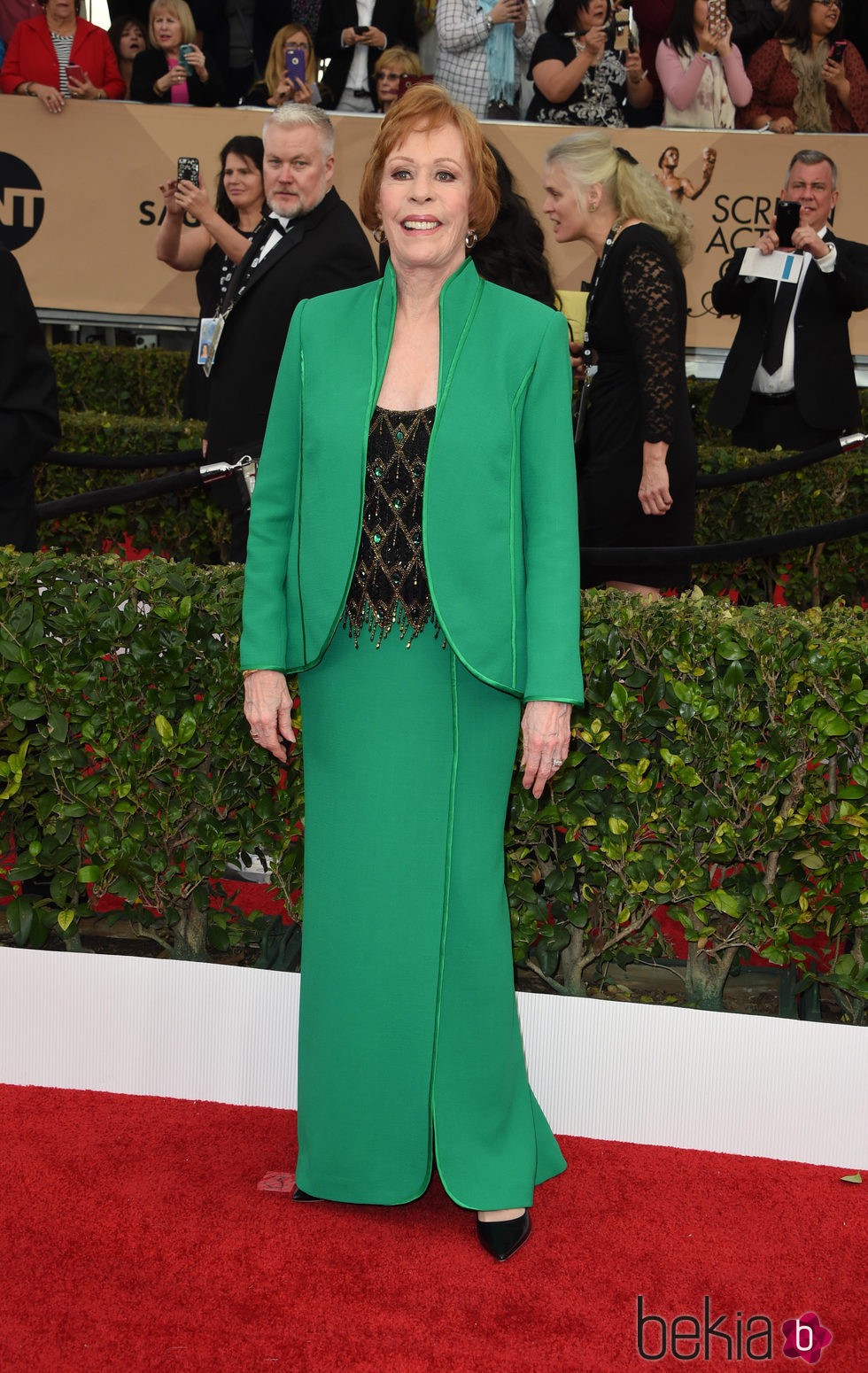 Carol Burnett en la alfombra roja de los SAG 2016