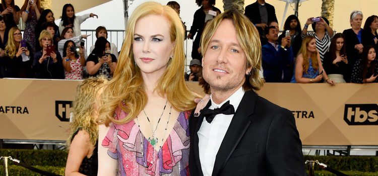 Nicole Kidman y Keith Urban en la alfombra roja de los SAG 2016