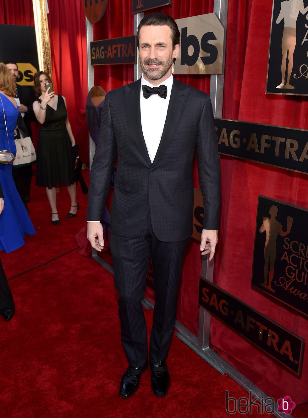 Jon Hamm en la alfombra roja de los SAG 2016