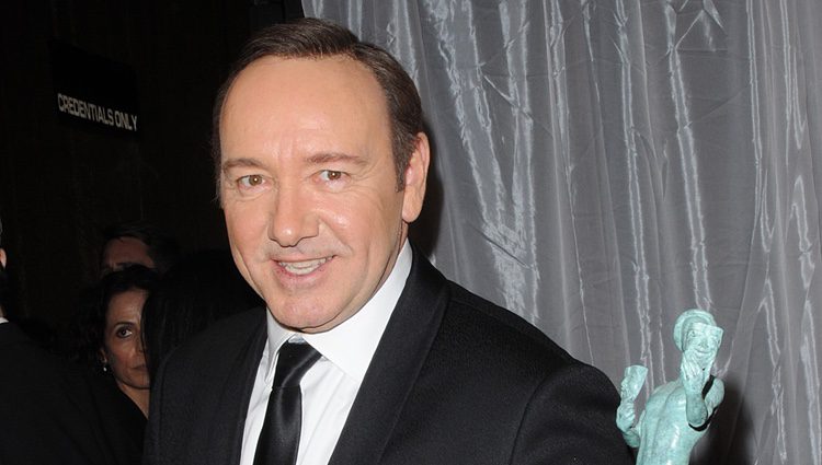 Kevin Spacey con su Premio del Sindicato de Actores 2016