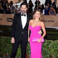 Sofía Vergara y Joe Manganiello en la alfombra roja de los SAG 2016