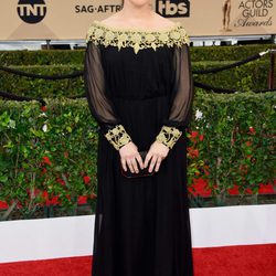 Mayim Bialik en la alfombra roja de los SAG 2016