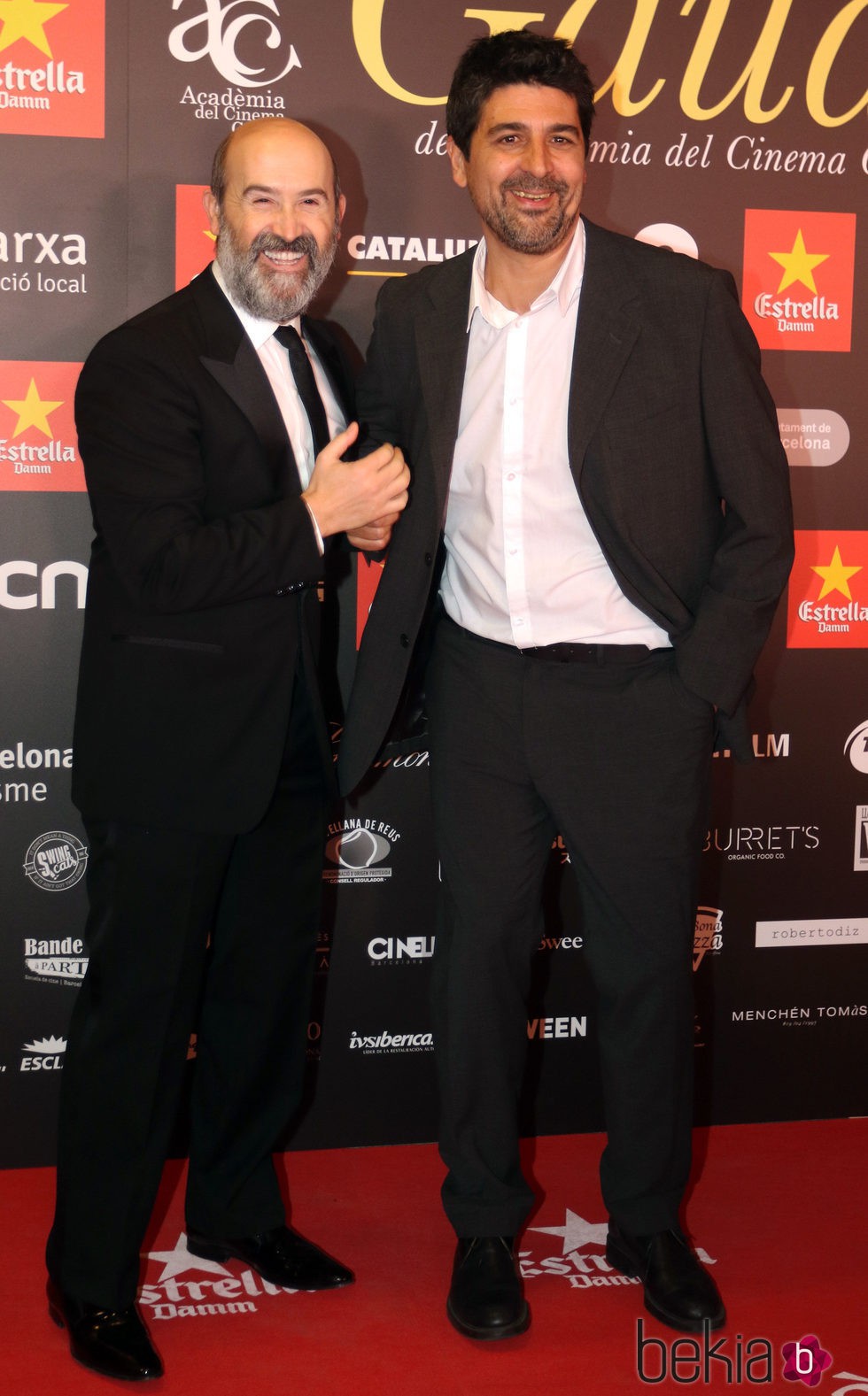 Javier Cámara y Cesc Gay en los Premios Gaudí 2016