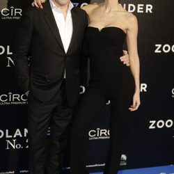 Ariande Artiles y Jorge Vázquez en la premiere en Madrid de 'Zoolander 2'