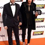 Andrés Iniesta y Anna Ortiz en la gala de Mundo Deportivo 2016