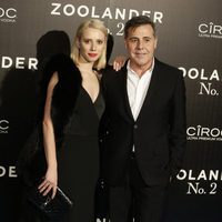 Lulu Figueroa con Ángel Schlesser en la premiere en Madrid de 'Zoolander 2'