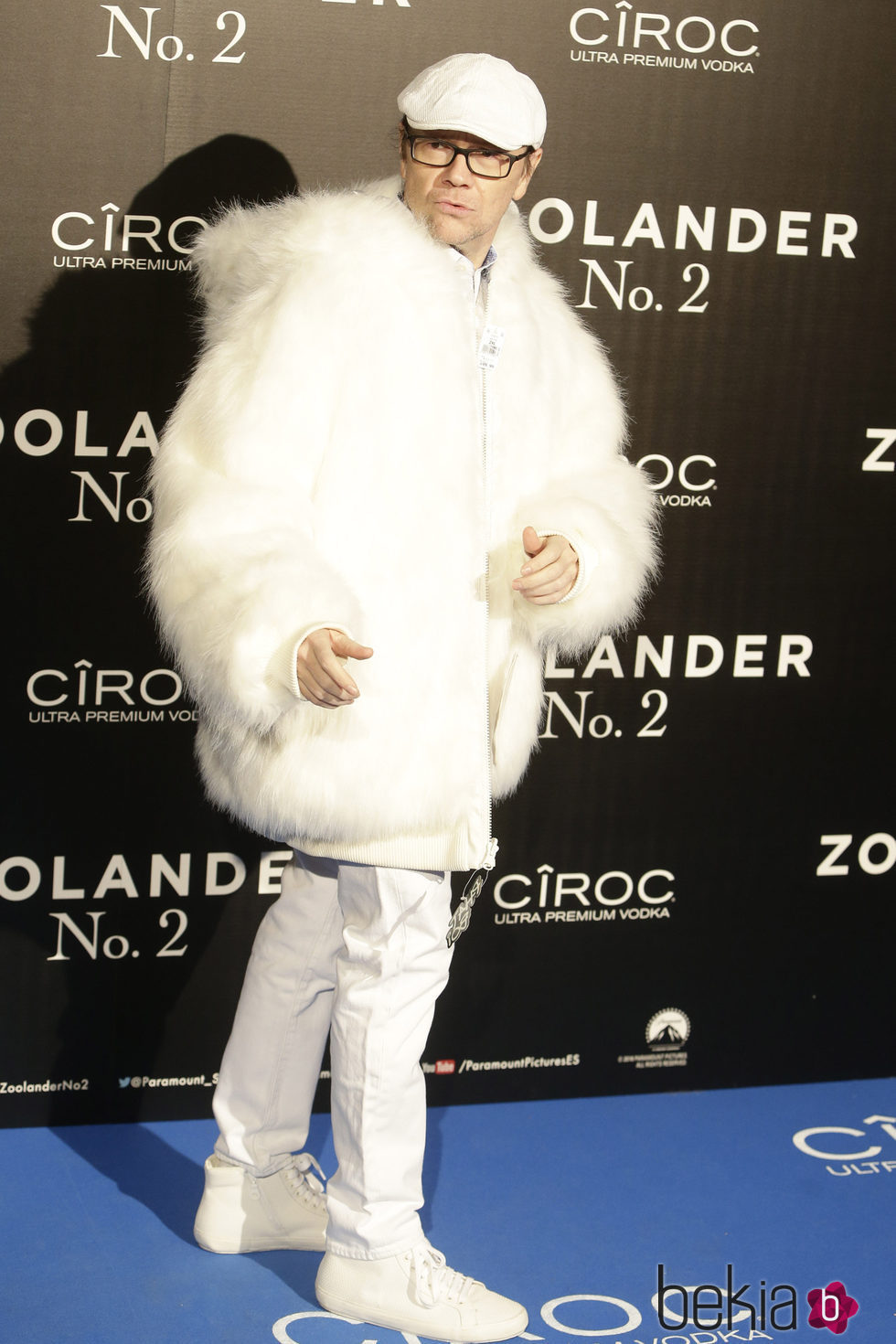 Santiago Segura en la premiere en Madrid de 'Zoolander 2'