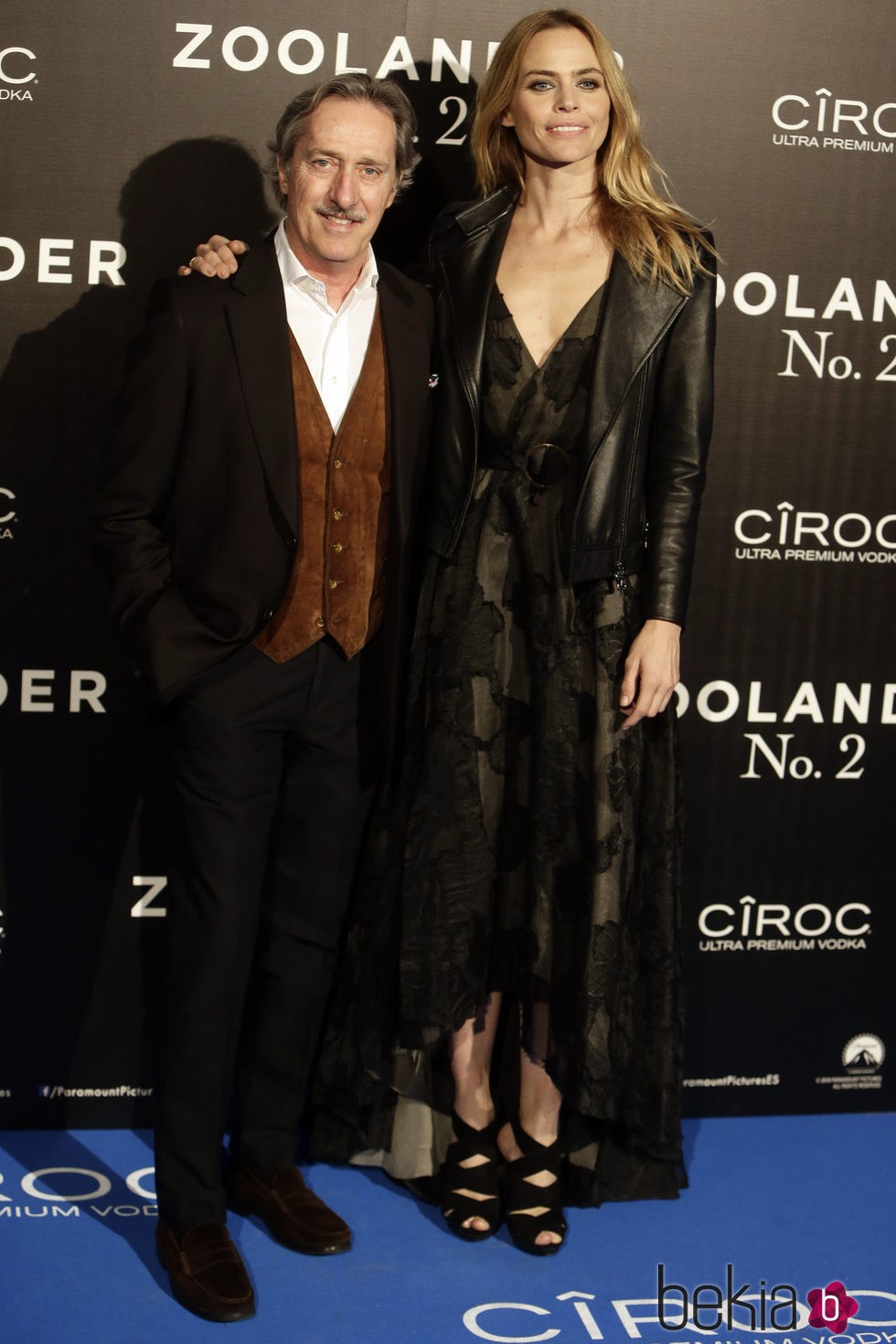 Verónica Blume y Roberto Torretta en la premiere en Madrid de 'Zoolander 2'