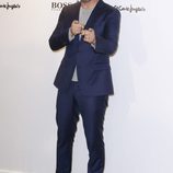 Gerard Butler divirtiéndose en la fiesta de 'Boss Bottled' de Hugo Boss en Madrid