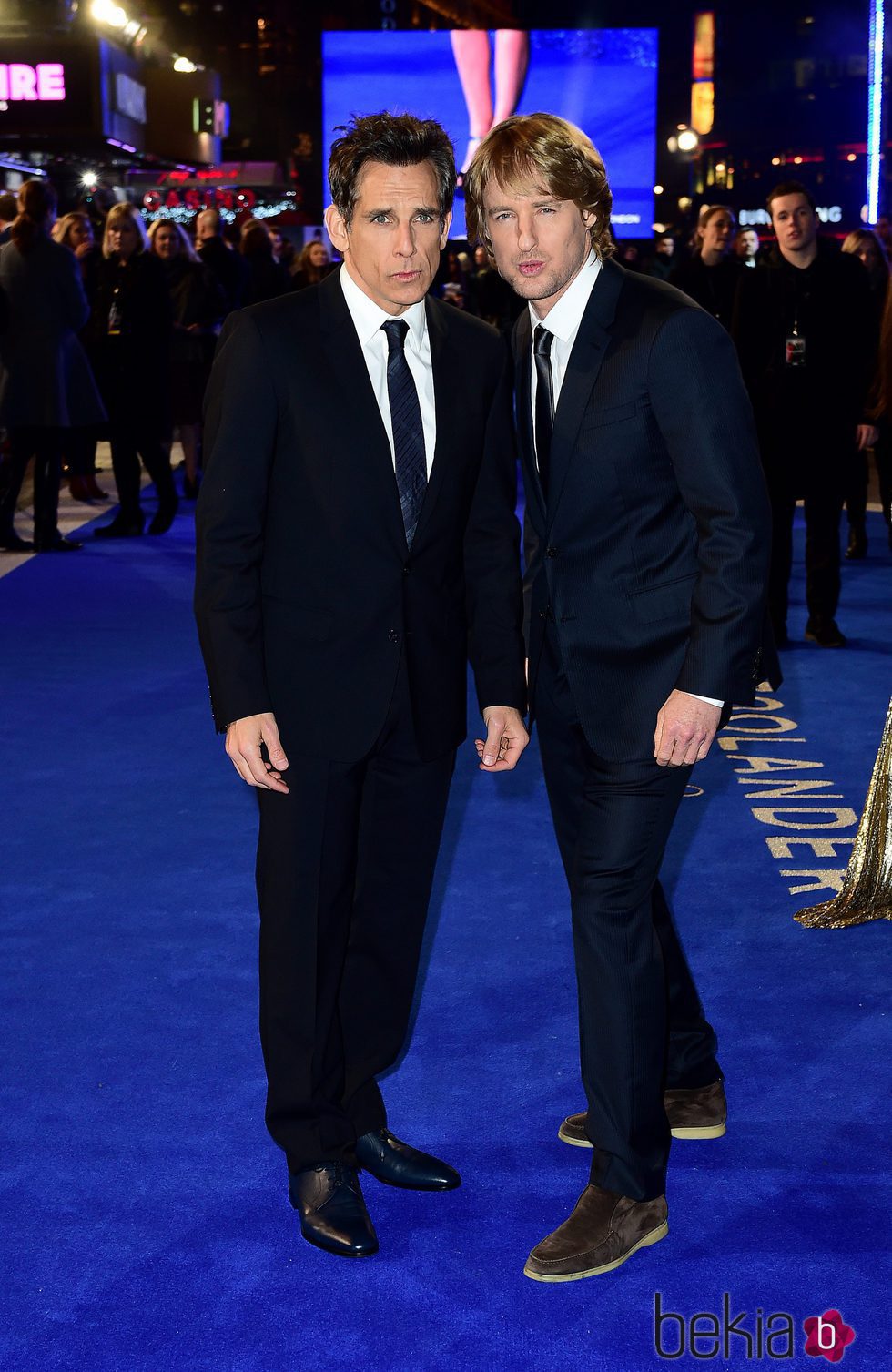 Ben Stiller y Owen Wilson en el estreno de 'Zoolander 2' en Londres