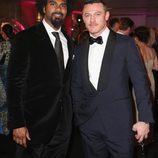 Luke Evans y David Haye en la Gala de los Prince's Trust 2016 