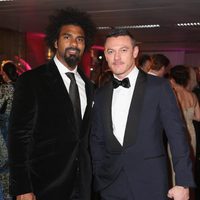 Luke Evans y David Haye en la Gala de los Prince's Trust 2016 