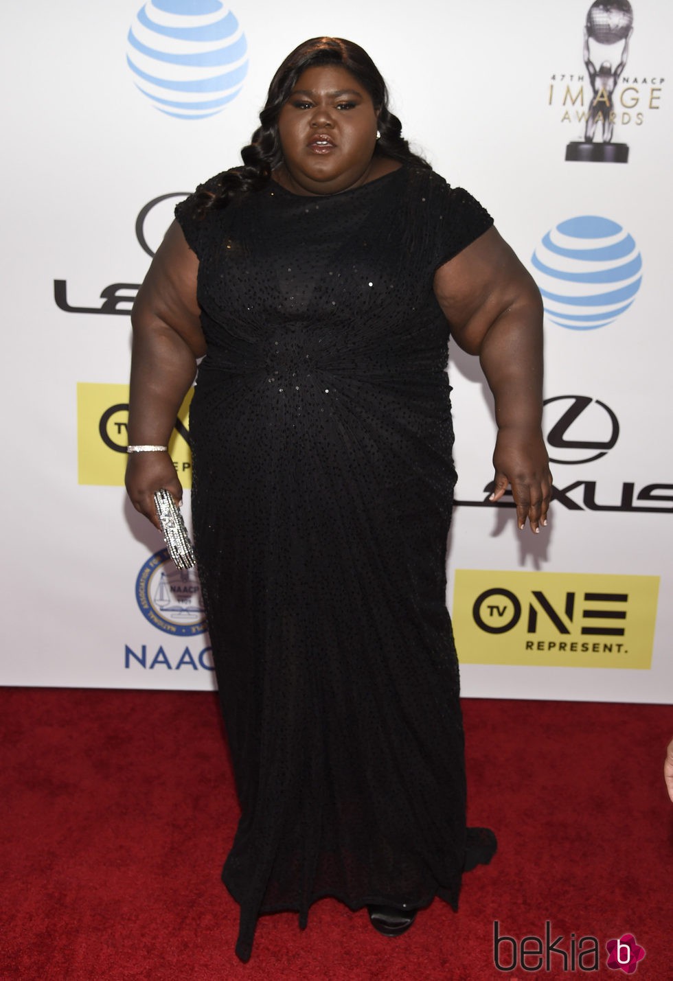 Gabourey Sidibe en los Premios NAACP 2016