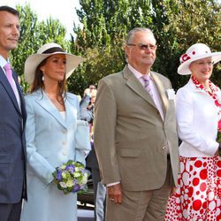 Joaquín, Marie, Margarita y Enrique de Dinamarca