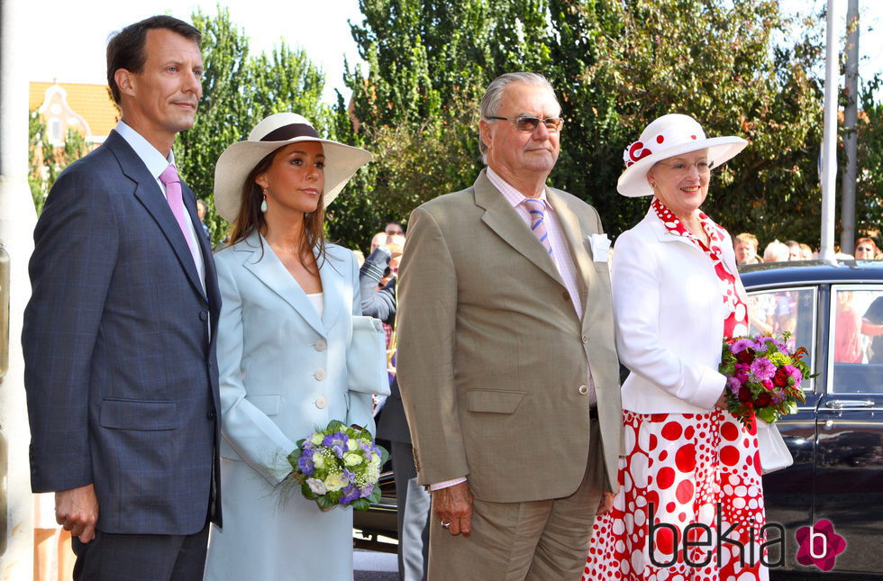 Joaquín, Marie, Margarita y Enrique de Dinamarca