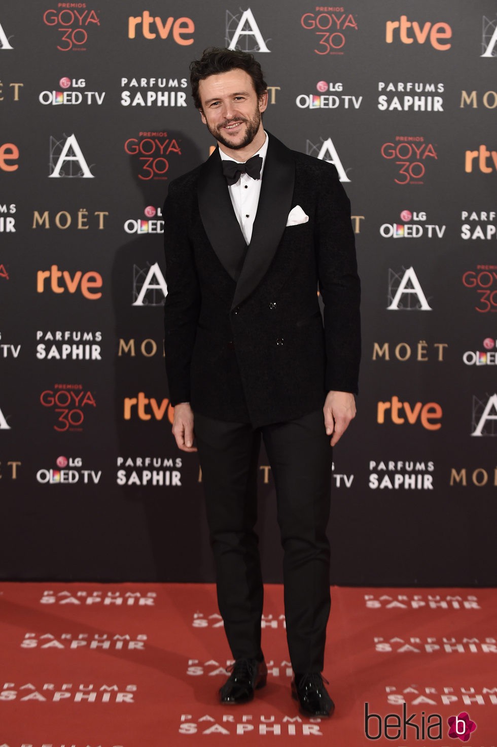 Diego Martín en la alfombra roja de los Premios Goya 2016