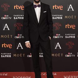 Julián López en la alfombra roja de los Premios Goya 2016