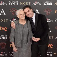 Daniel Guzmán en la alfombra roja de los Premios Goya 2016