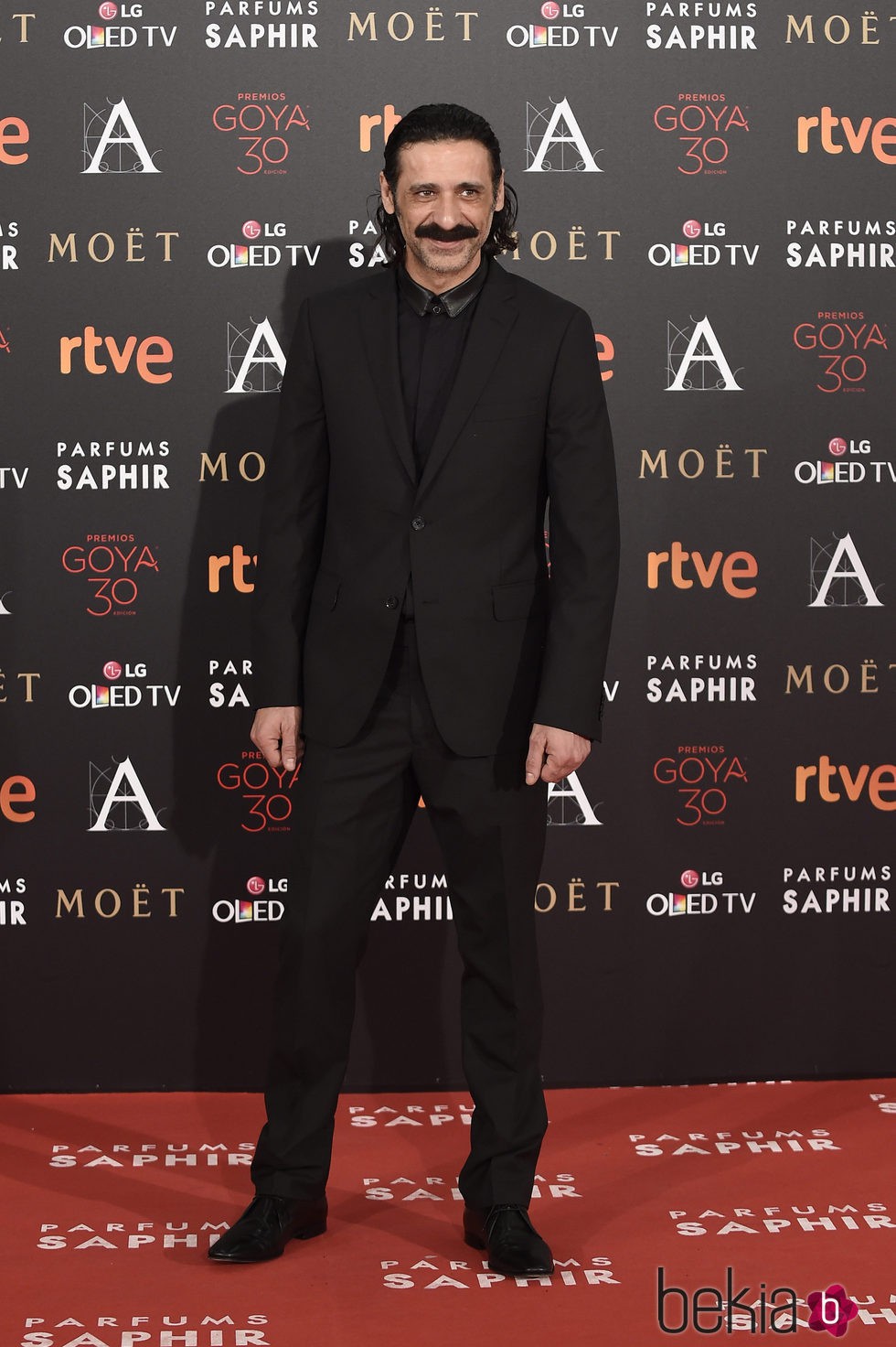 Nacho Fresneda en la alfombra roja de los Premios Goya 2016