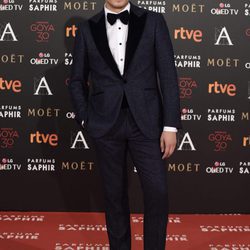 Asier Etxeandia en la alfombra roja de los Premios Goya 2016