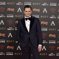 Asier Etxeandia en la alfombra roja de los Premios Goya 2016