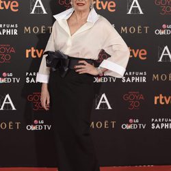 Luisa Gavasa en la alfombra roja de los Premios Goya 2016