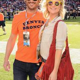 Oliver Hudson y Kate Hudson en la Super Bowl 2016