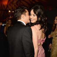 Orlando Bloom y Katy Perry cariñosos en la fiesta de los Globos de Oro 2016