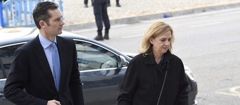 La Infanta Cristina e Iñaki Urdangarín llegan a la segunda sesión del juicio por el Caso Nóos