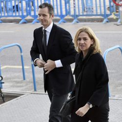 La Infanta Cristina e Iñaki Urdangarín llegan a la tercera sesión del juicio por el Caso Nóos