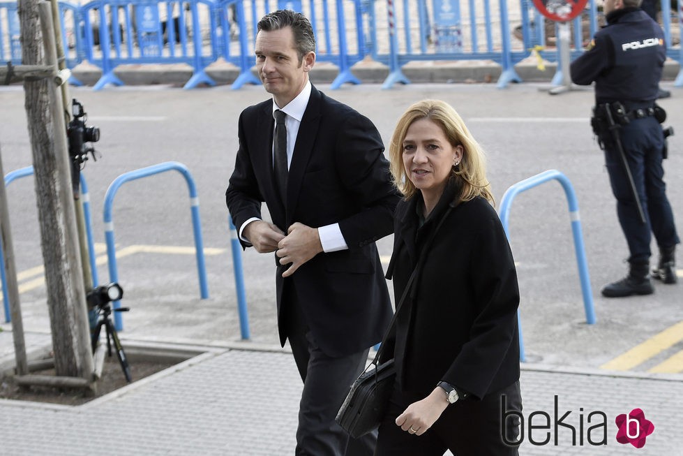 La Infanta Cristina e Iñaki Urdangarín llegan a la tercera sesión del juicio por el Caso Nóos