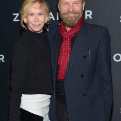 Trudie Styler y su marido Sting en el estreno de 'Zoolander 2' en Nueva York