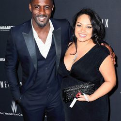 Idris Elba y Naiyana Garth en la fiesta de Netflix antes de ser padres 