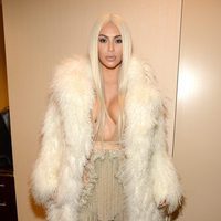 Kim Kardashian en el desfile de Kanye West 'Yeezy Season 3'