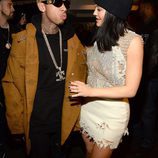 Tyga y Kylie Jenner en el desfile de Kanye West 'Yeezy Season 3'