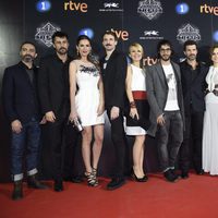 Cayetana Guillén Cuervo, Hugo Silva, Rodolfo Sancho, Aura Garrido, Nacho Fresneda, Víctor Clavijo y Mar Saura presentan 'El Ministerio del Tiempo'