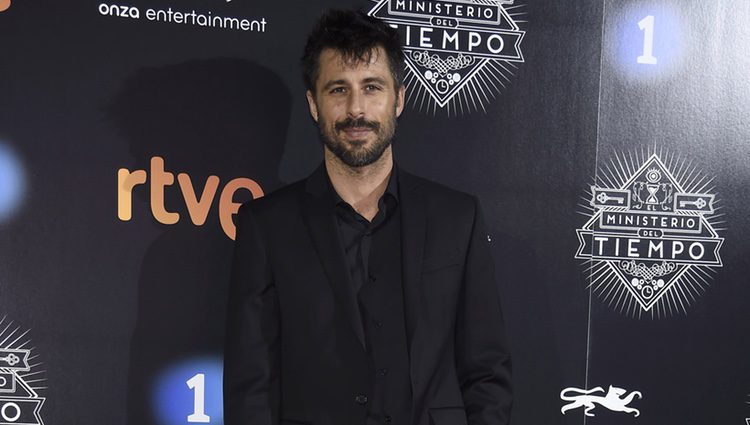 Hugo Silva en la presentación de la segunda temporada de 'El Ministerio del Tiempo'