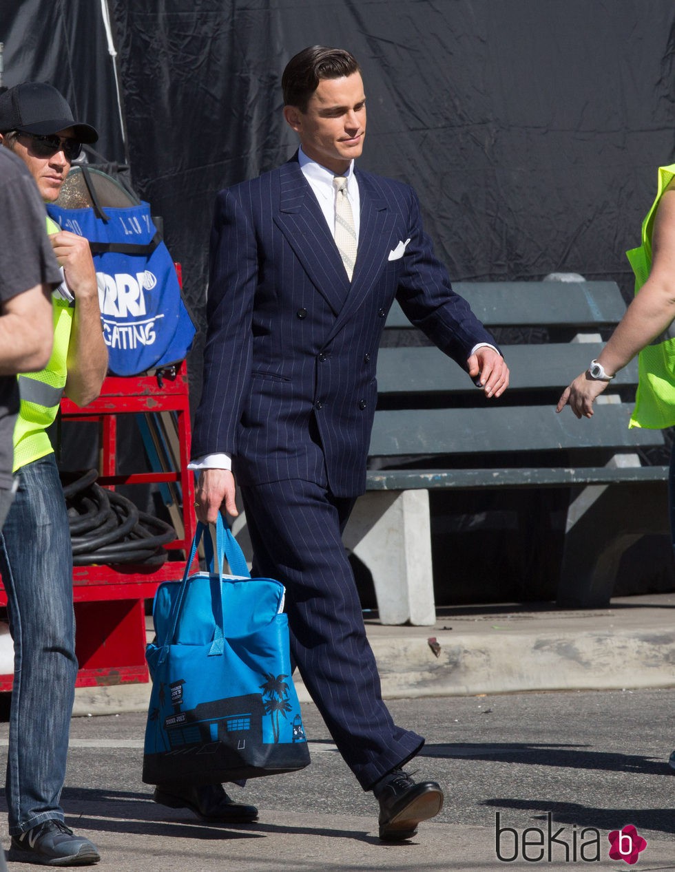 Primeras imágenes de Matt Bomer en el rodaje de 'The Last Tycoon'